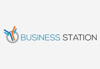 Business station logo